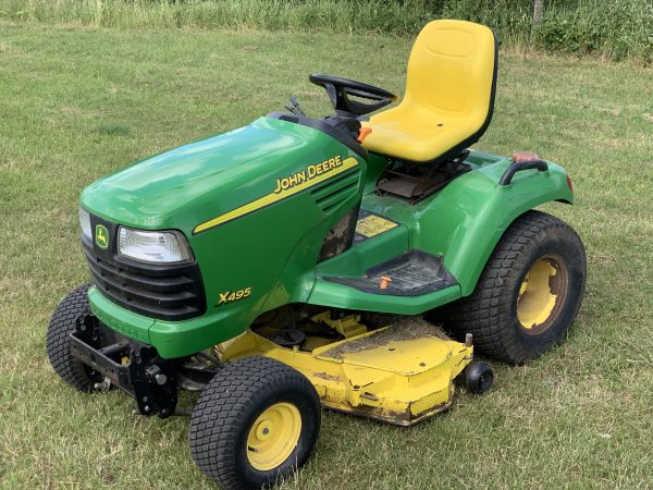 John Deere X495 Ride on lawn mower - View 5